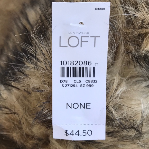 Loft Faux Fur Collar / Scarf - Picture 4 of 8
